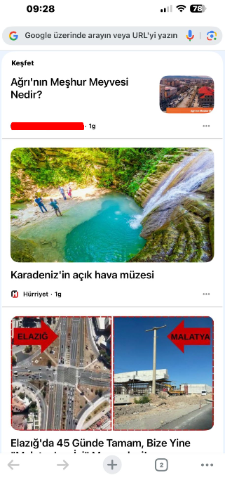 Google Keşfet Seojen